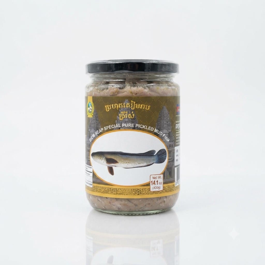PPF YUMMY SIEM REAP SPECIAL PURE PICKLED MUD FISH 400g