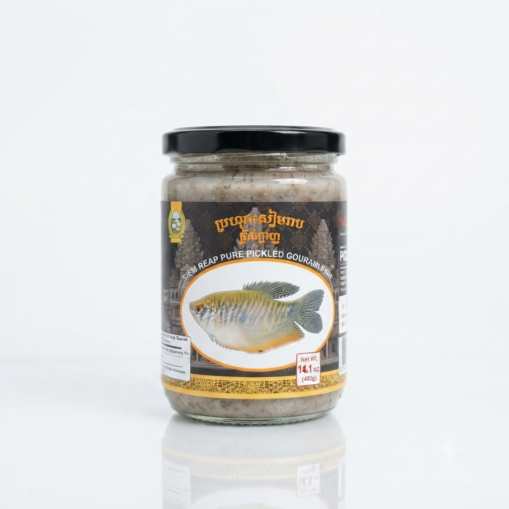 PPF YUMMY SIEM REAP SPECIAL PURE PICKLED GOURAMI FISH 400g