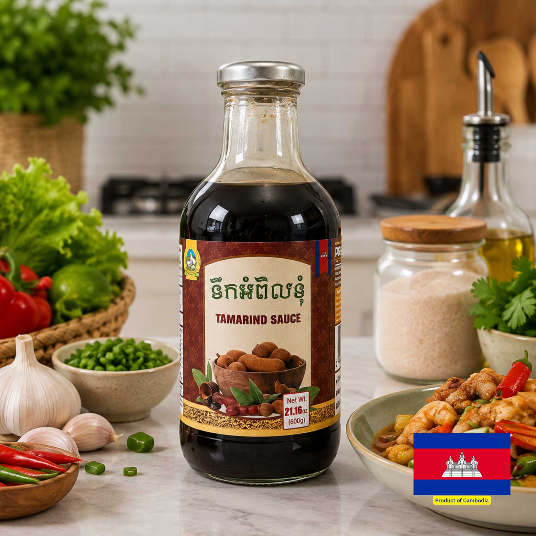 PPF YUMMY TAMARIND SAUCE ទឹកអំពិល 600ml