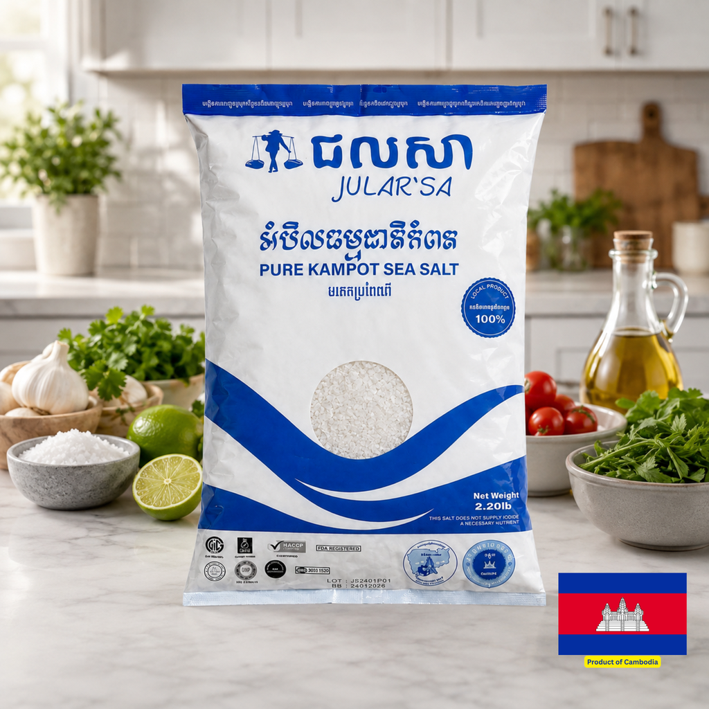 JULAR'SA PURE KAMPOT SEA SALT/COARSE 2.2 lb.